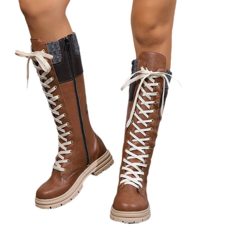 Female Plus Size Slimming High Boots