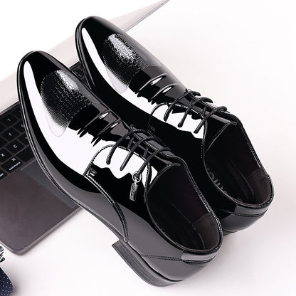 Men's Low-top Pointed Toe Business Leather Shoes