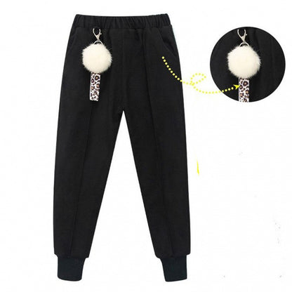 Larger Children's Cotton Woolen Cloth Trousers