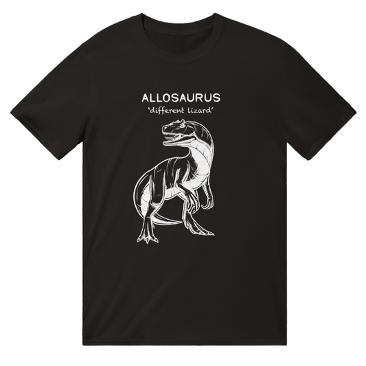 European And American Allosaurus Dinosaur Unisex T-shirt Digital Printing