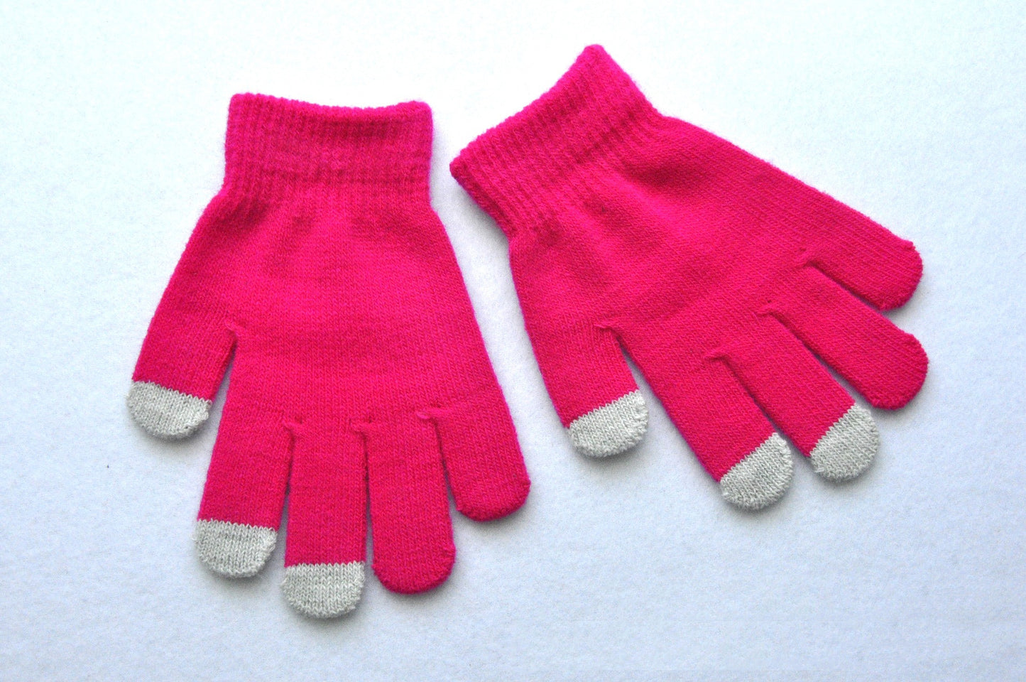 Children's Touch Screen Cold And Warm Knitted Gloves