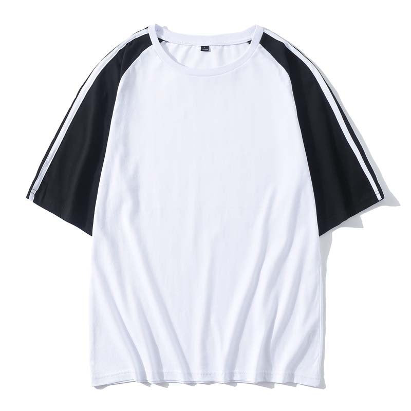 Cotton Drop-Shoulder Sleeve T-shirt