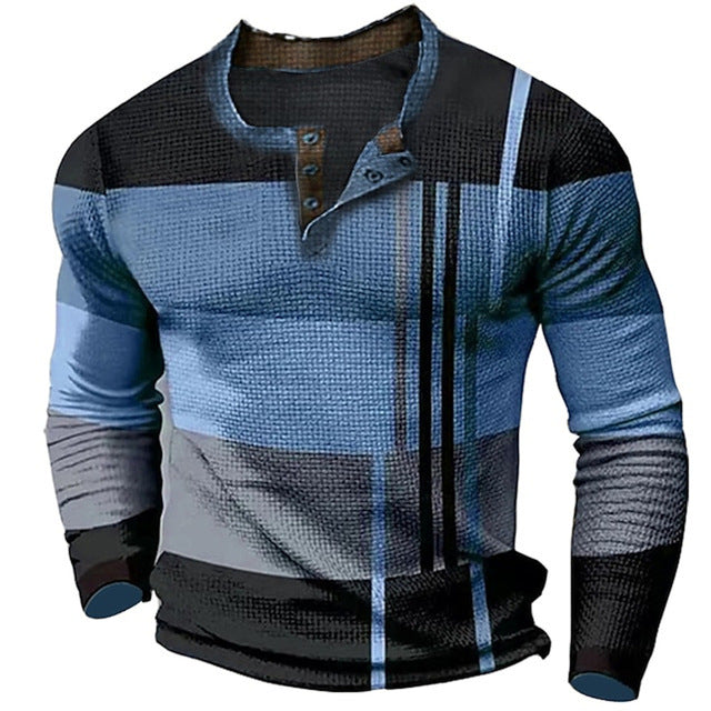 Men's Long Sleeve T-shirt Digital Printing Long Sleeve