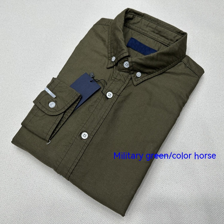 Men's Long-sleeved Shirt Spring And Autumn Business Casual