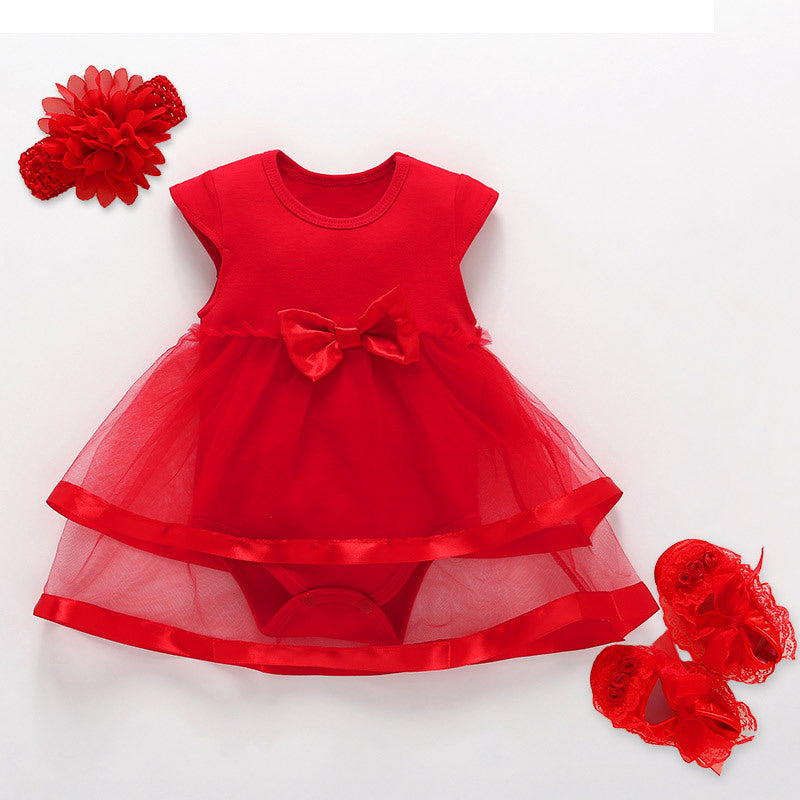 New Baby Girl Birthday Princess Dress - Glamour Gale