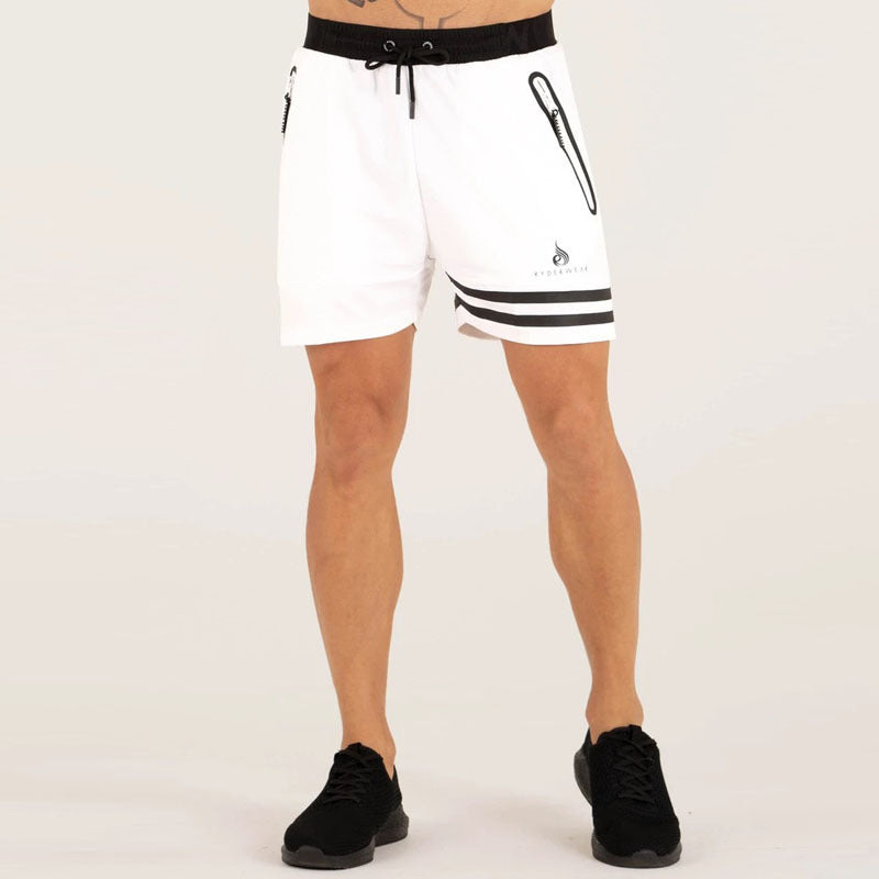 Quick-drying Slim Fit Running Unilateral Striped Sports Shorts Men - Glamour Gale