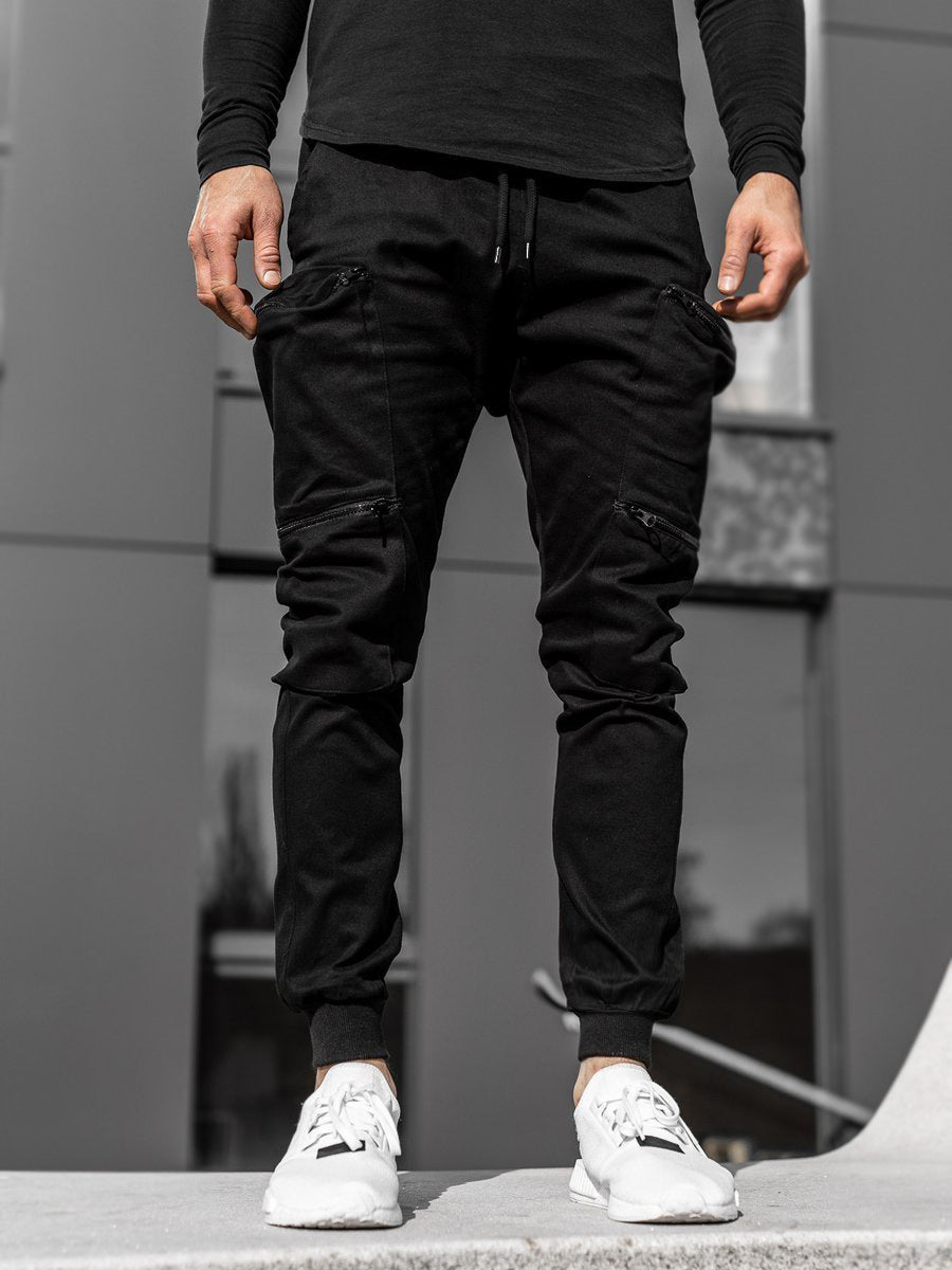 Multi Pocket Men Fashion Tethered Pants - Glamour Gale