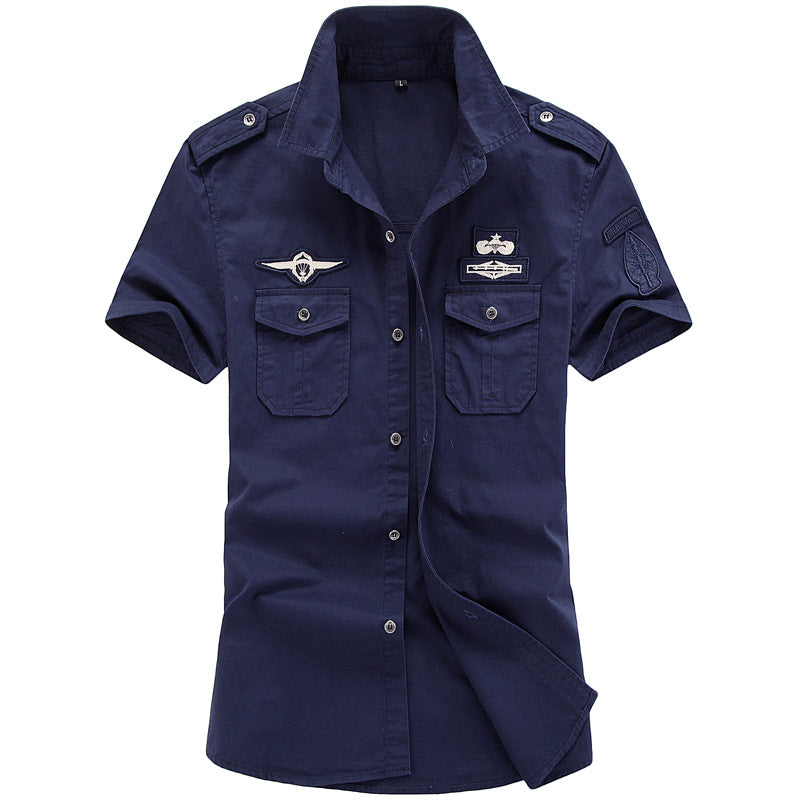 Summer Short-sleeved Military Uniform Outdoor Shirt