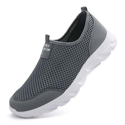 Men's Summer Mesh Slip-on Breathable Sneaker Lightweight Travel Shoes