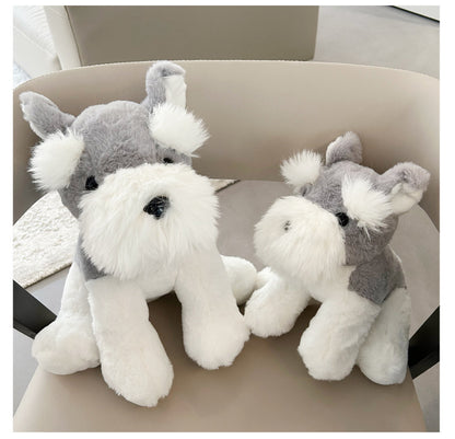 Cute Schnauzer Plush Toy Dog Doll