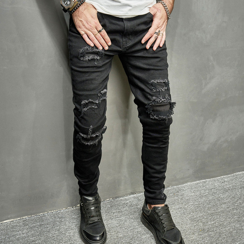 2023 Men's Stretch Skinny Jeans Casual Light Color