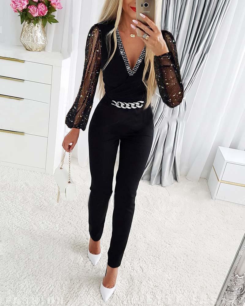 Women's Fashion Personalized Printed Jumpsuit