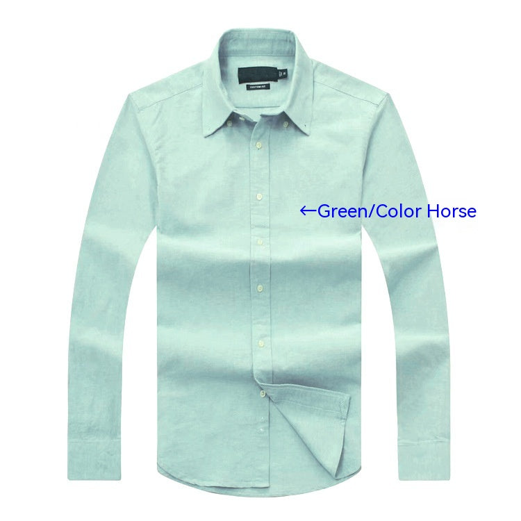 Men's Long-sleeved Shirt Spring And Autumn Business Casual