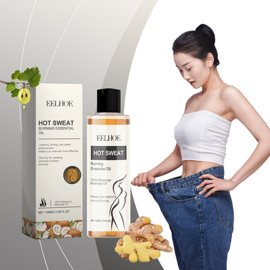 EELHOE - Hot Sweat Burning Oil, Firming Massage Oil Gentle Moisturizing Body