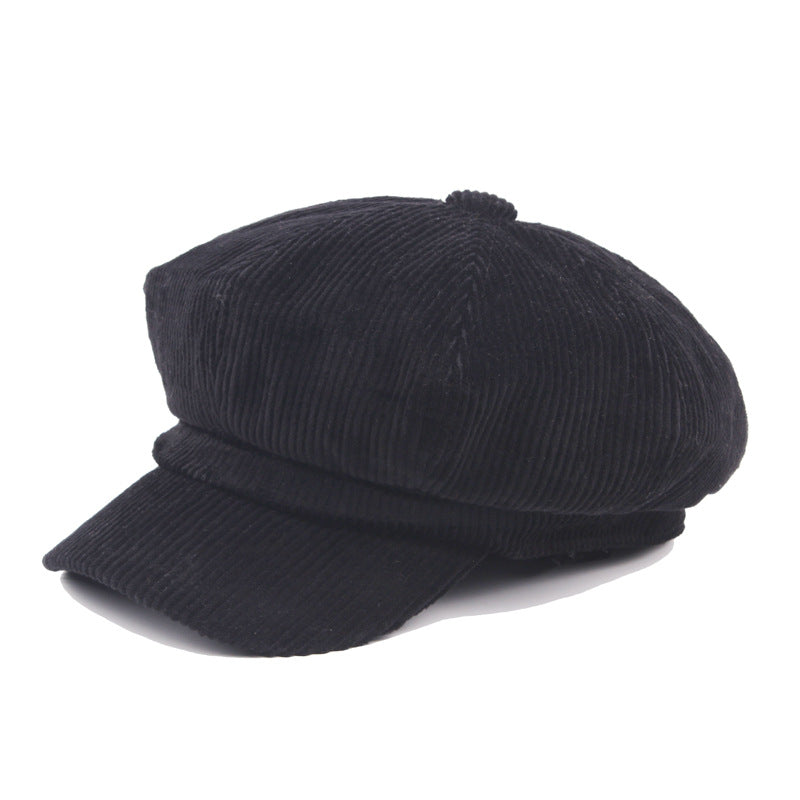 Artistic Retro Pure Cotton Octagonal Cap Men And Women