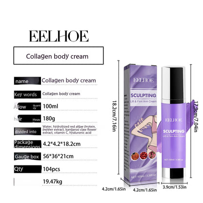 Eelhoe - Collagen Body Cream Lifting And Firming Skin Belly Contracting Massage Moisturizing Skin