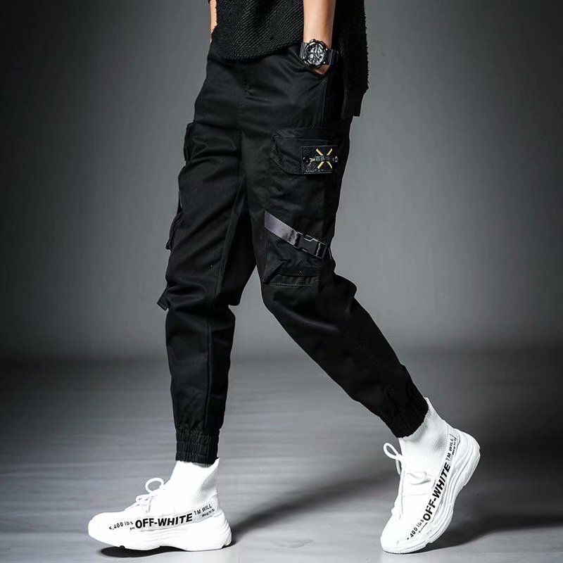 Guochao Functional Wind Overalls Men's Trousers