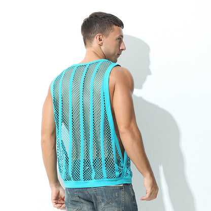 Men's Wide-brimmed Exercise Sleeveless Vest - Glamour Gale