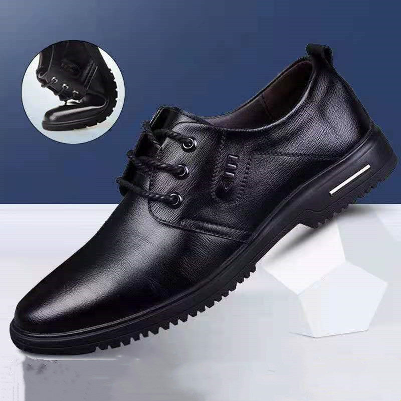 Mens Fashion Casual Leather Soft Sole Insole High Shoes