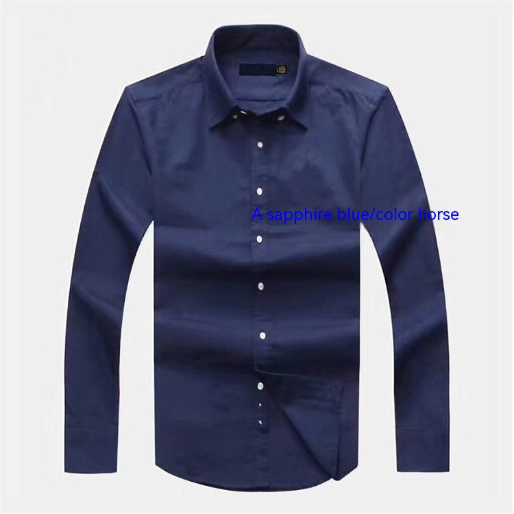 Men's Long-sleeved Shirt Spring And Autumn Business Casual