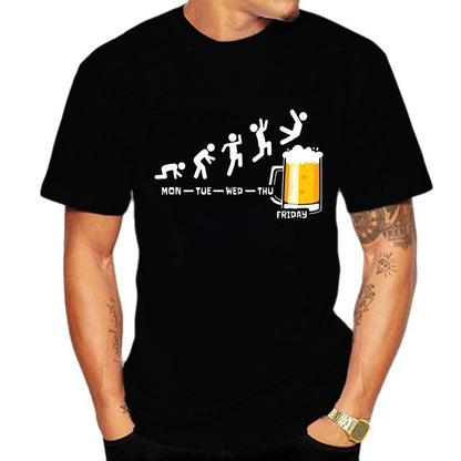 Men's T-shirt Weekend Casual Friday Beer Casual - Glamour Gale