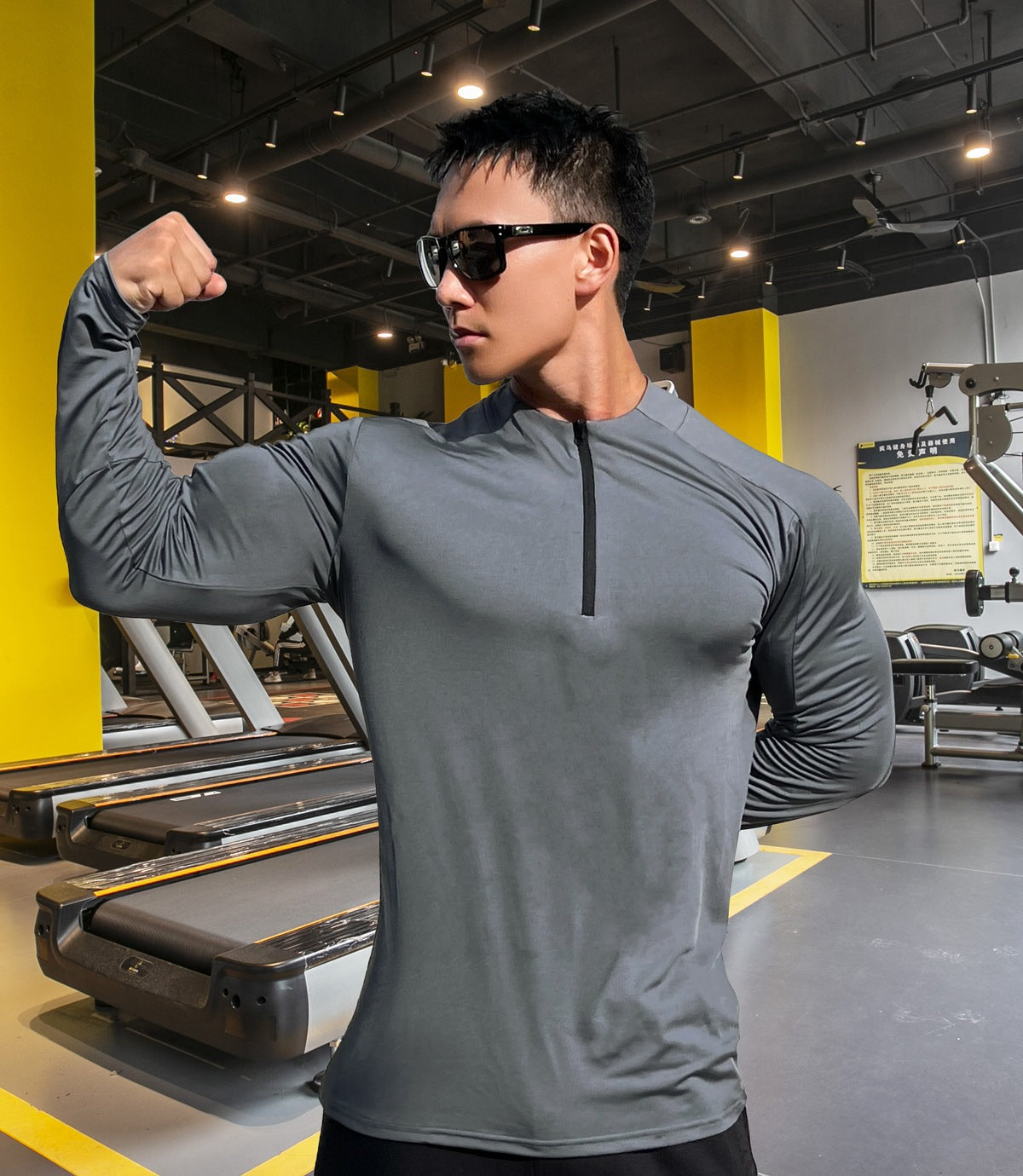 Autumn Leisure Sports Slim-fitting High Elastic Quick-drying Clothes