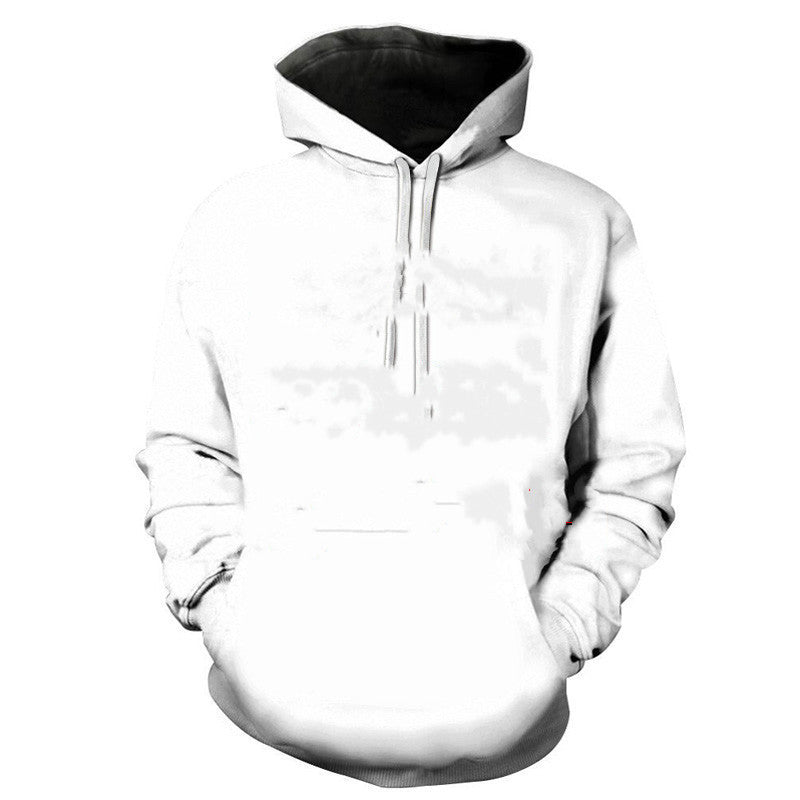 Fall Winter Mens Sweater Print Hoodie