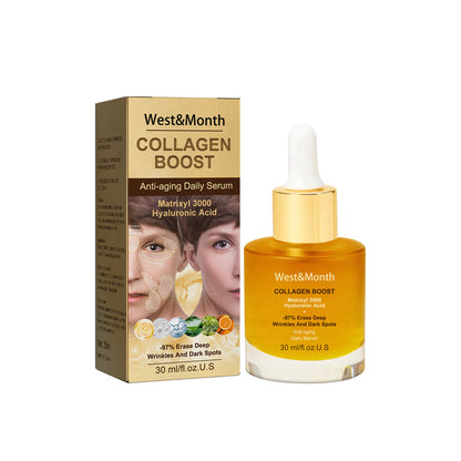 WEST & MONTH - Collagen Anti Wrinkle Essence To Fade Spots, Repair Skin Barrier, Moisturize And Moisturize, wrinkle treatment - Glamour Galewrinkle treatment