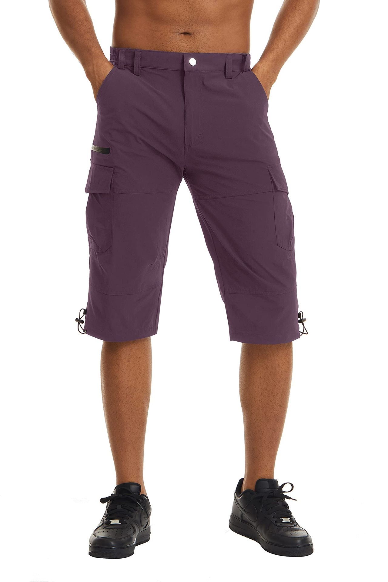 Summer Cropped Trousers For Men Thin Loose Casual Straight Pants Outdoor Sports - Glamour Gale