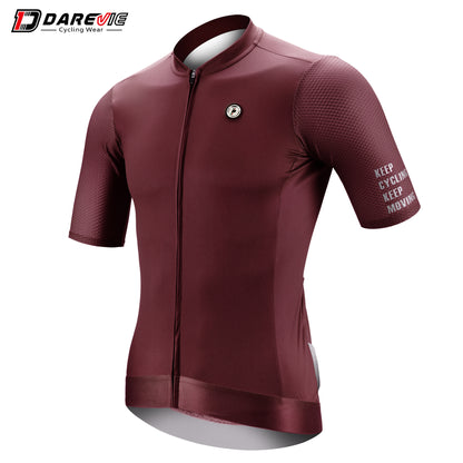 Summer Hot Sale Short-sleeve Cycling Clothes Tops Men's Anti-UV Moisture Wicking Road Bike