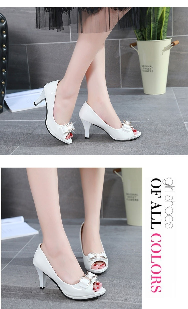 Fashion Outerwear New Peep Toe High Heels Sexy