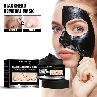 WEST & MONTH:  Blackhead Removal Mask, A Peel-off Type Charcoal Deep Cleaning Mask