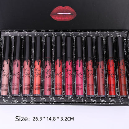 KYLIE - Lip Gloss 12 Bows Set Liquid Lipstick 12pc Set