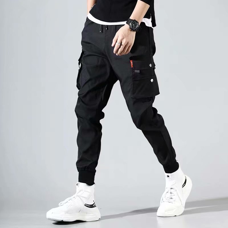 Guochao Functional Wind Overalls Men's Trousers