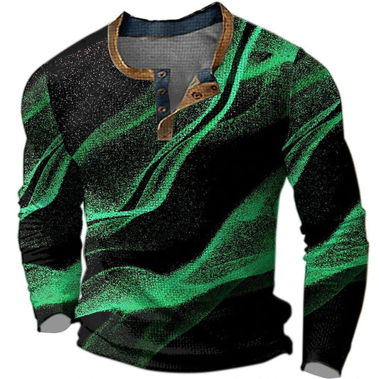 Men's Long Sleeve T-shirt Digital Printing Long Sleeve