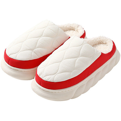 Men's Anti-skid Down Cotton Slippers For Indoor Warmth