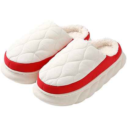 Men's Anti-skid Down Cotton Slippers For Indoor Warmth