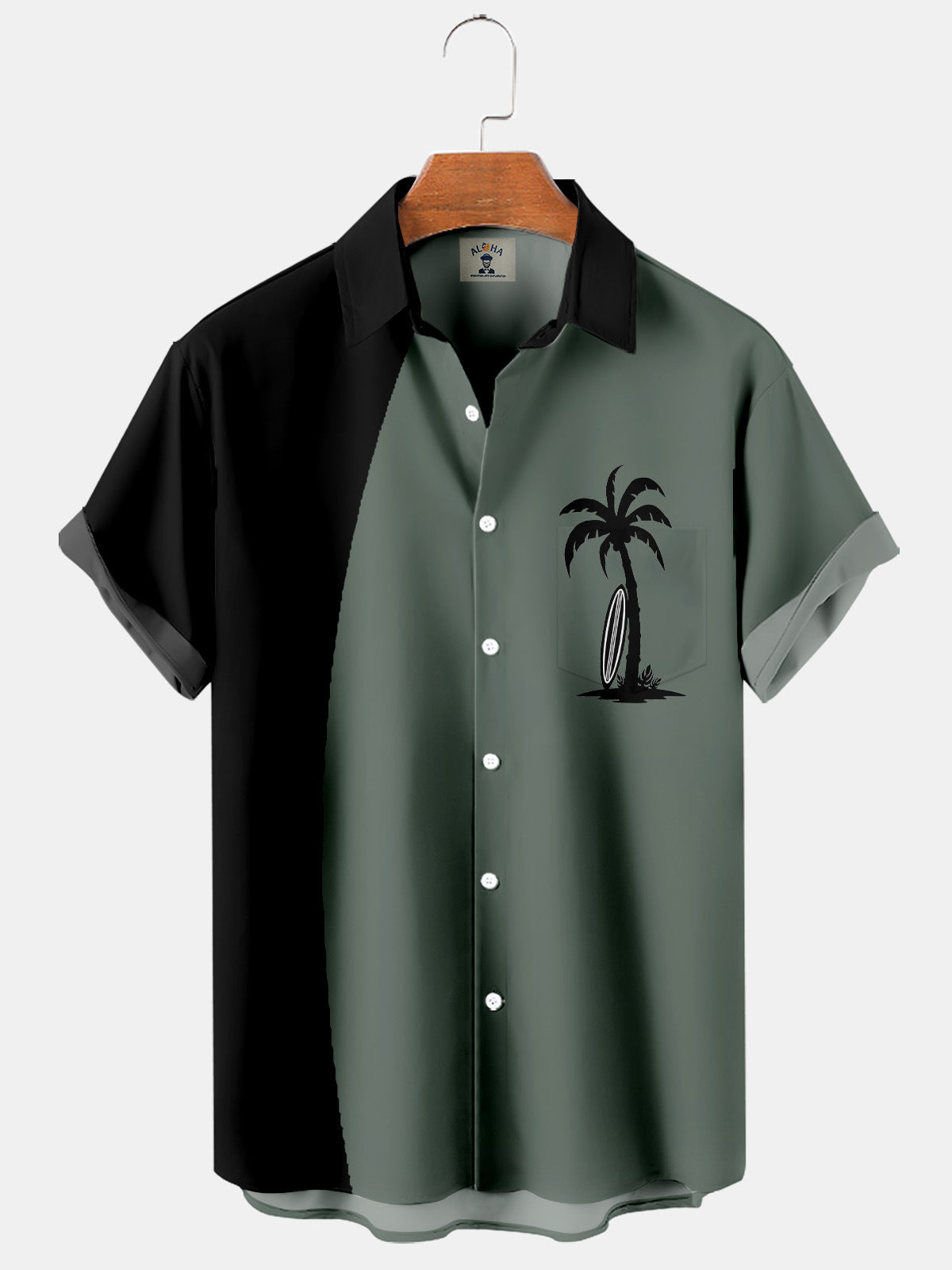 European And American Coconut Tree 3D Printed Hawaiian Shirt