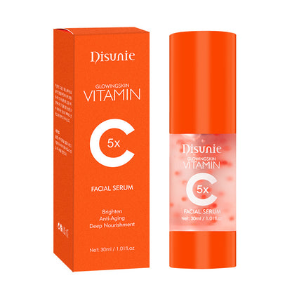 DISUNIE - Vit C Face Serum Facial Whitening Brightening Hyaluronic Acid Collagen Vitamin C Dark Spot Corrector Anti-Aging Serums For Face