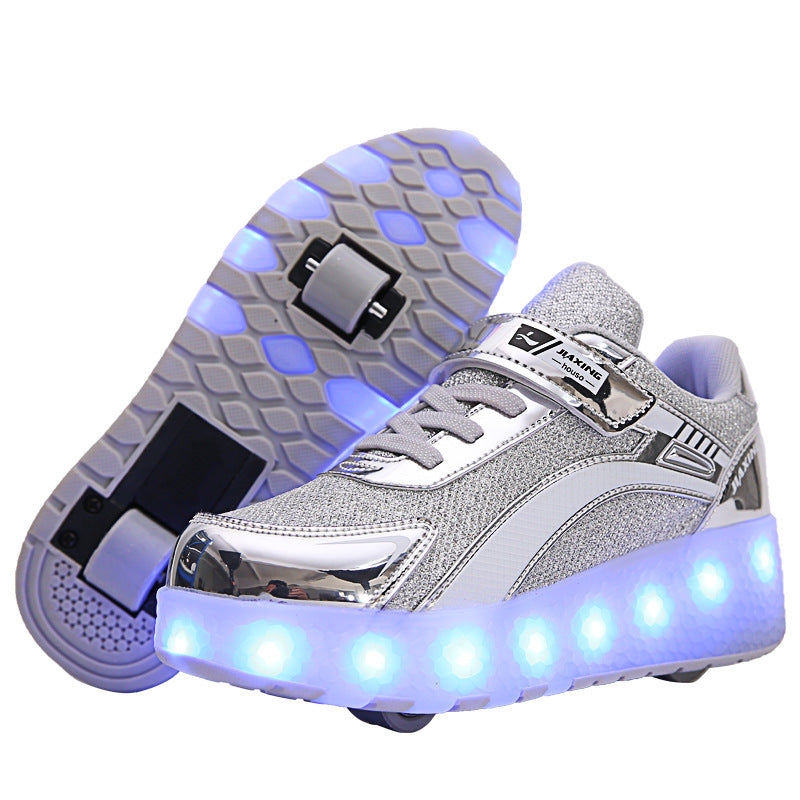 Charging Heelys New Mesh Children's And Women's Shoes