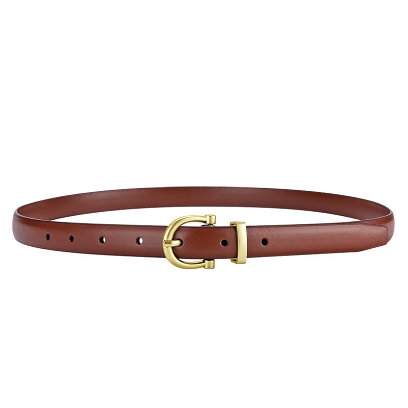 Women's Antique Retro Simple Thin Belt