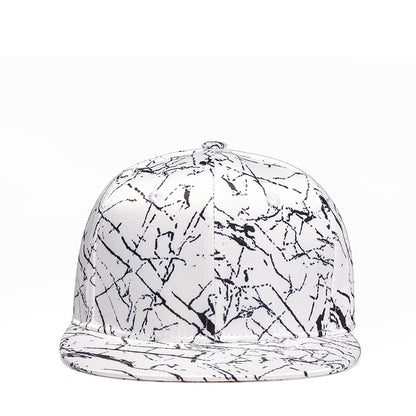 Hip-hop Hat Street Fashion Men And Women Lightning Pattern Sunshade Baseball Cap