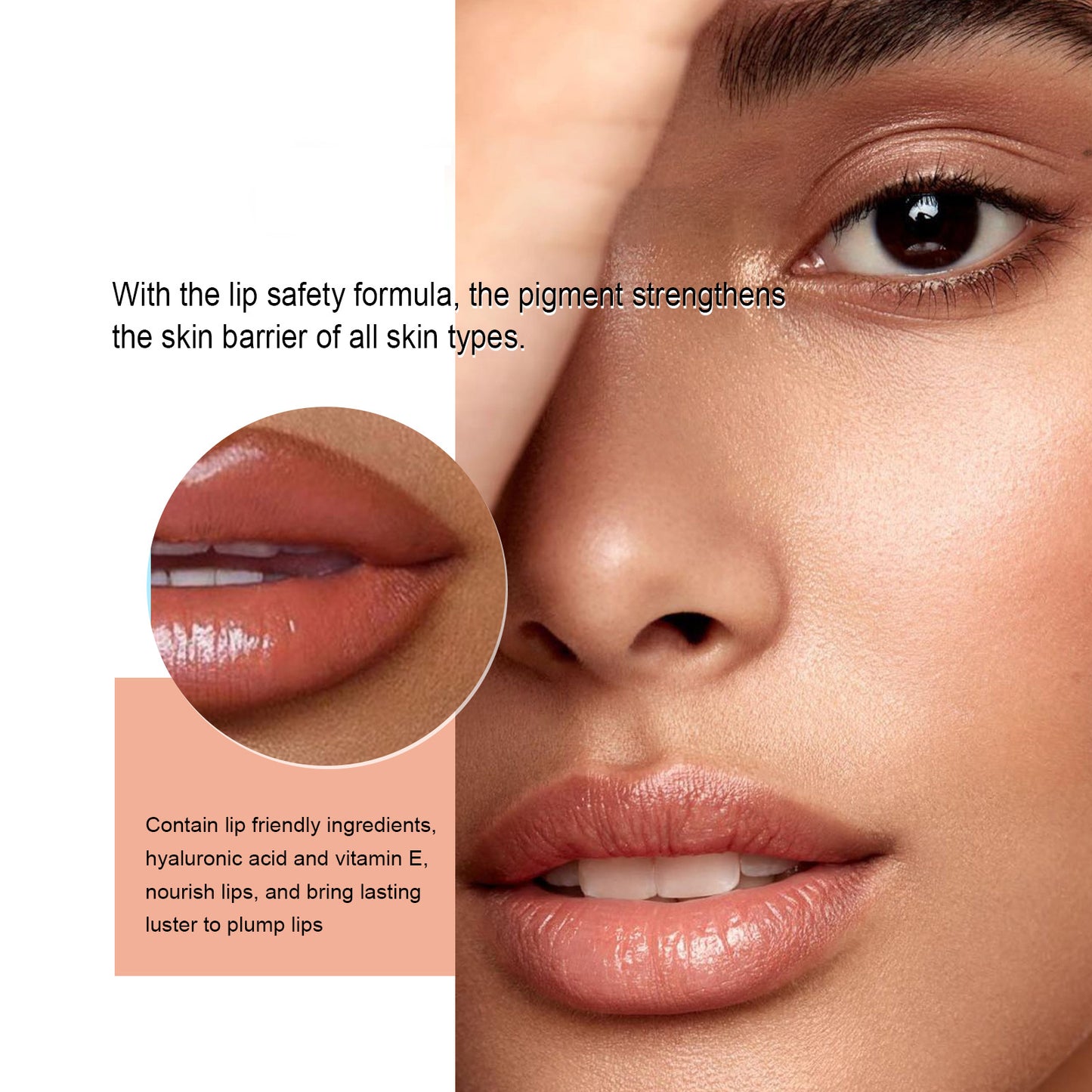 OUHOE:  Mineral Oil Peel Off Lipliner Plump Lip Lines Show Lip Color Without Taking Off Makeup Peel Off Lipliner