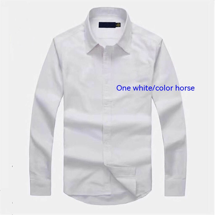 Men's Long-sleeved Shirt Spring And Autumn Business Casual