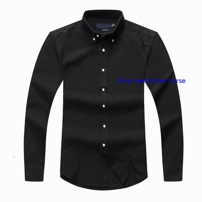 Men's Long-sleeved Shirt Spring And Autumn Business Casual