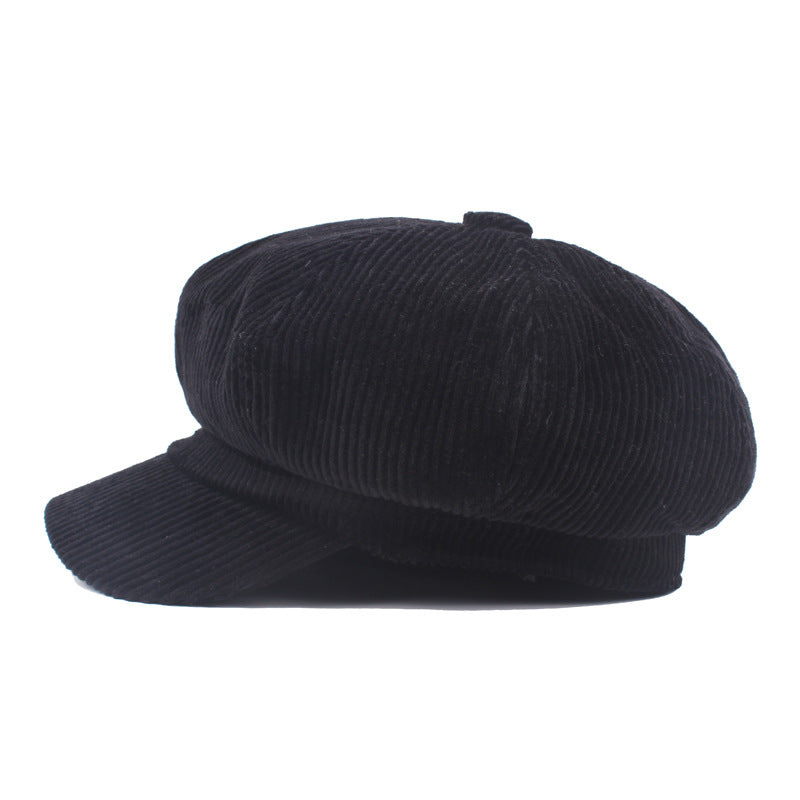 Artistic Retro Pure Cotton Octagonal Cap Men And Women