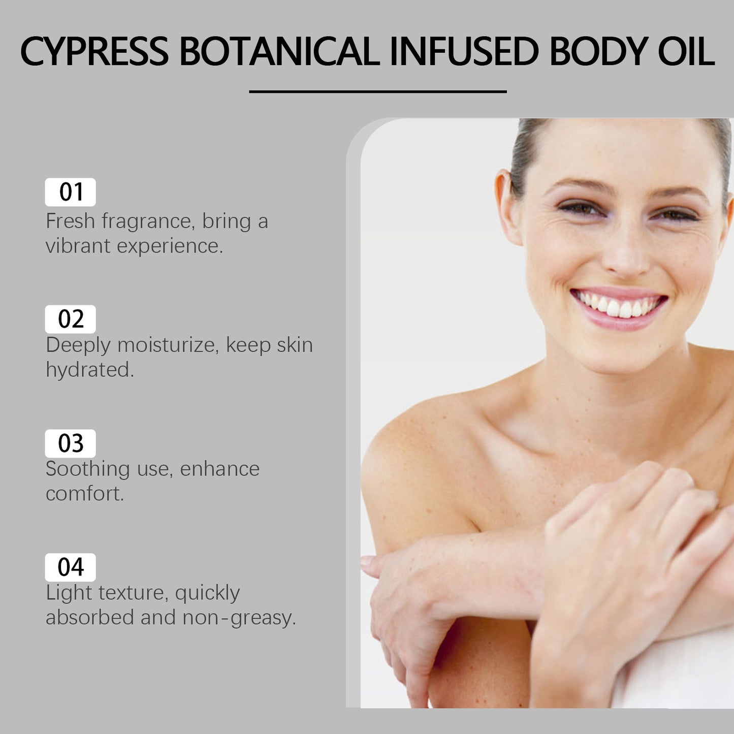 OUHOE - Cypress Body Oil Gentle And Moisturizing