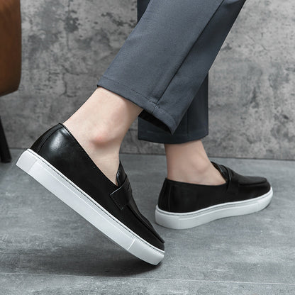 Plus Size Board Shoes Male Business Casual Leather Shoes