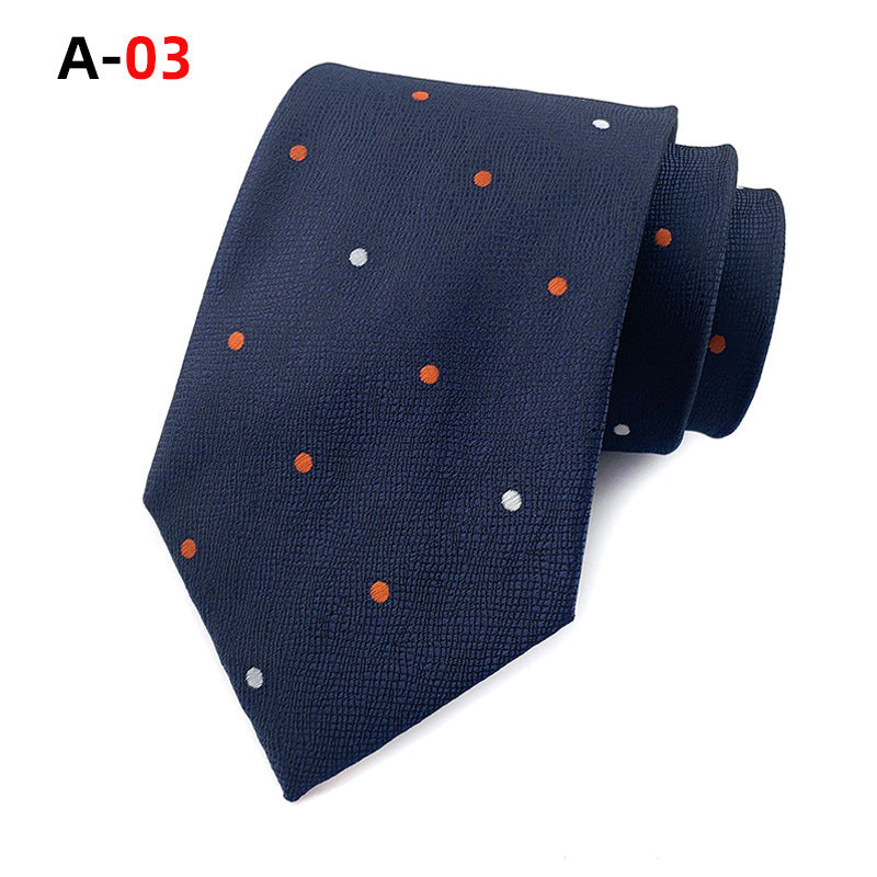 European And American Paisley Polyester Jacquard Men's Tie