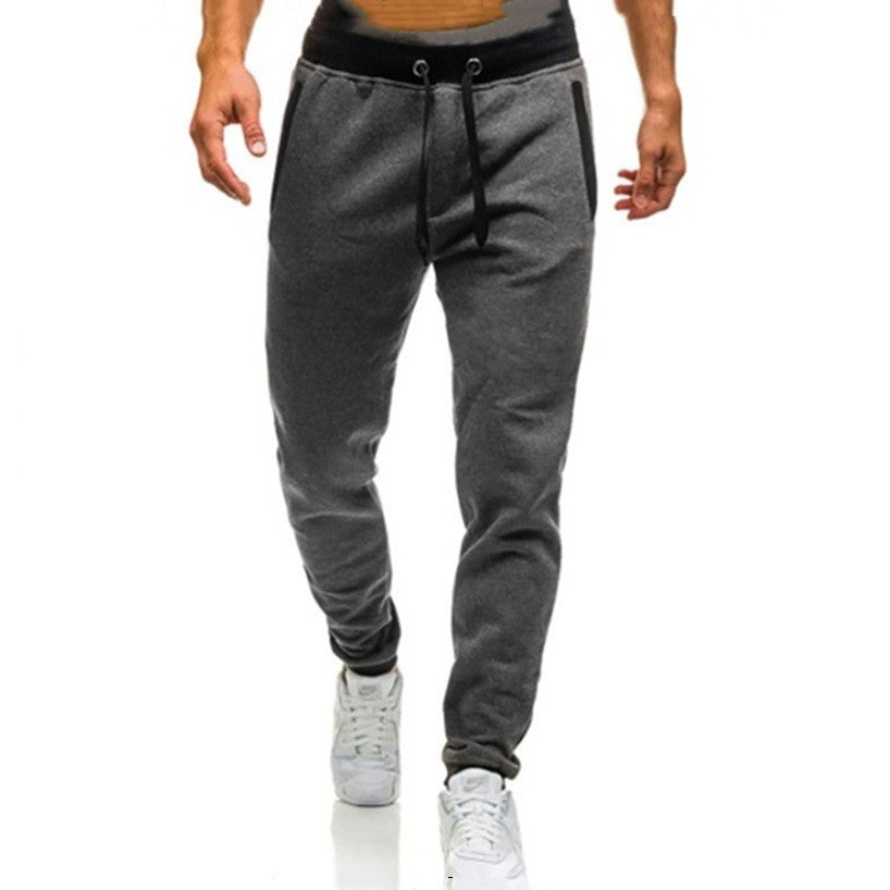 Simple Outdoor Casual Youth Straight Solid Pants